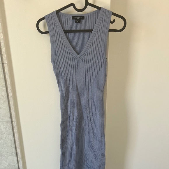 Marciano by Guess Pastel Blue Bodycon Dress - Picture 1 of 4